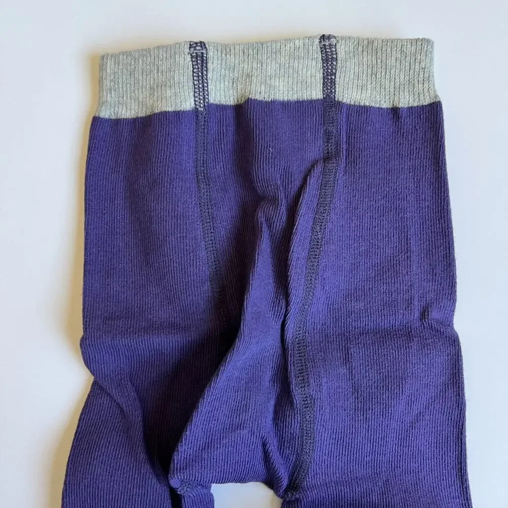 Mini Boden Purple Tights 2-3